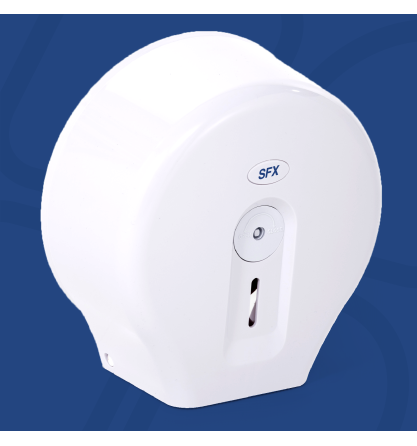 TTH-JTR-001 - SFX JTR SINGLE TOILET ROLL DISPENSER - WHITE